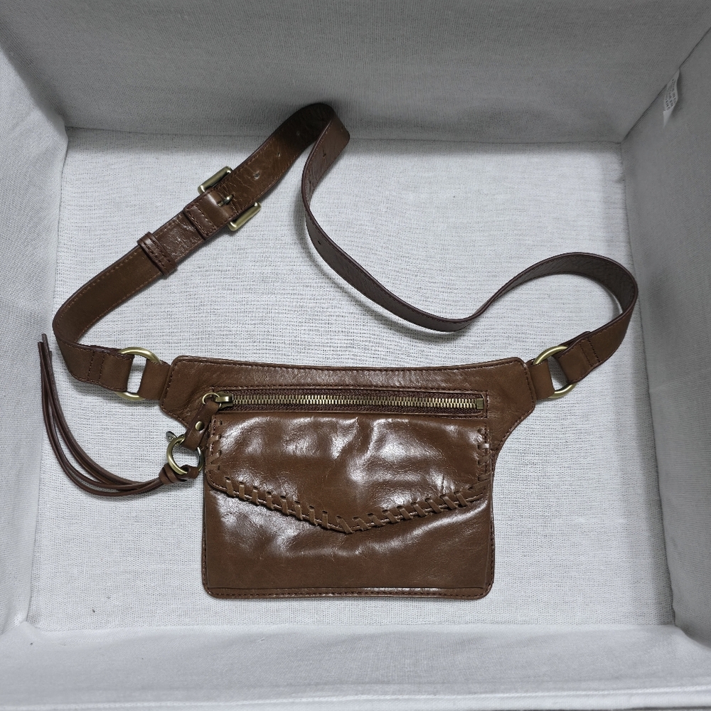 HOBO Brae Vintage Leather Cross   Body Hip Belt Bag